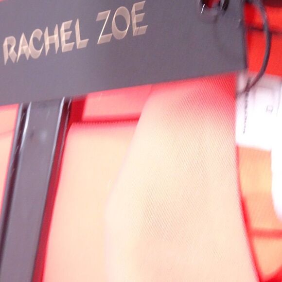 Rachel Zoe Cold Shoulder Empire Ruffle Bridget Dress Pink 6 and 4 NWT 345 - Picture 15 of 16